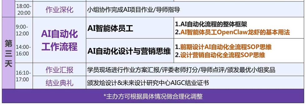 烩设计第31期AIGC空间设计控制性生成实战课:6月25-27日三天课程安排