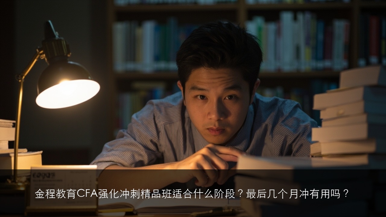 金程教育CFA强化冲刺精品班适合什么阶段？最后几个月冲有用吗？