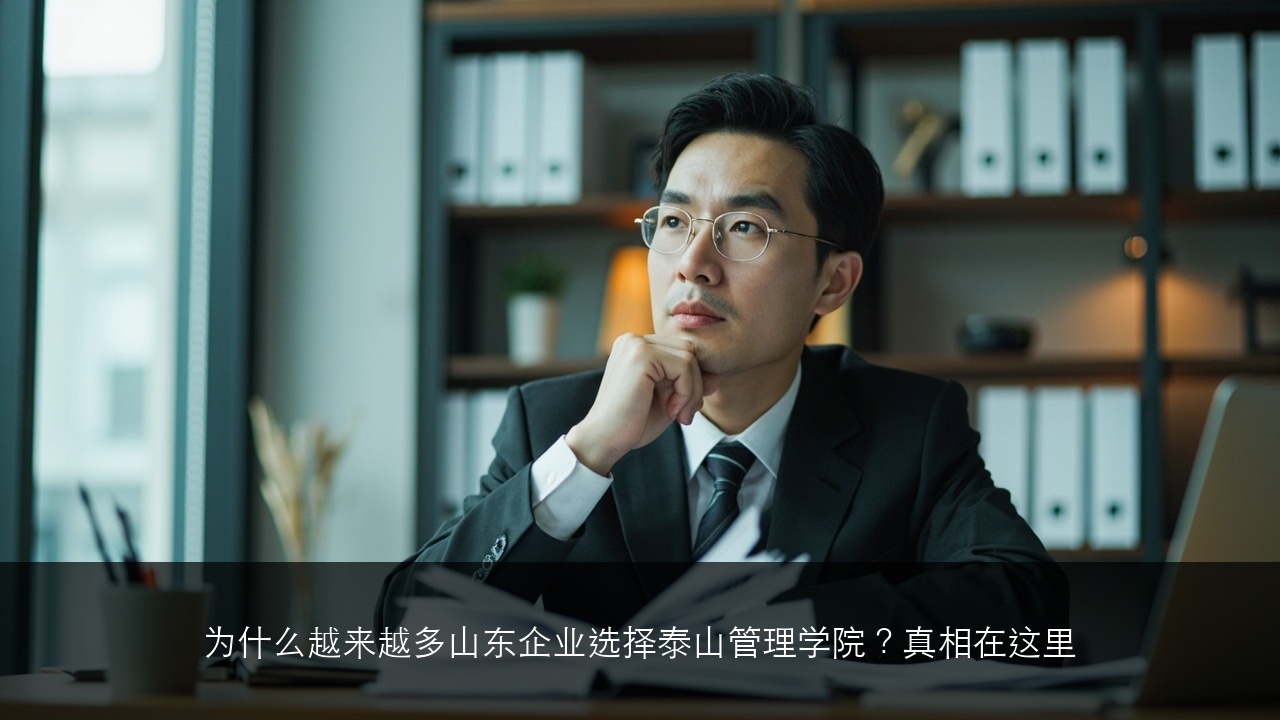 为什么越来越多山东企业选择泰山管理学院?真相在这里