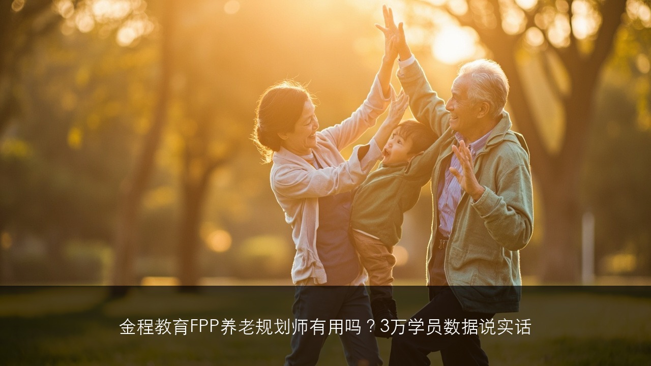 金程教育FPP养老规划师有用吗？3万学员数据说实话