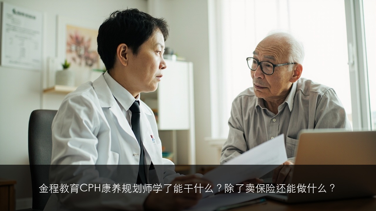 金程教育CPH康养规划师学了能干什么？除了卖保险还能做什么？