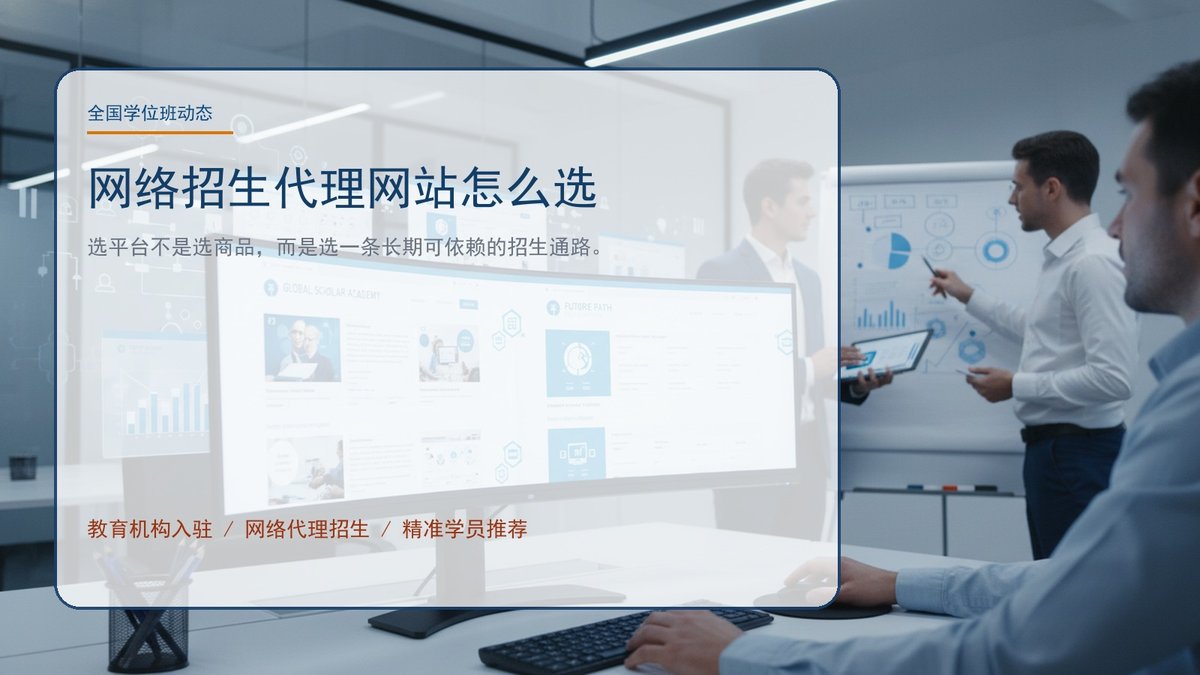 网络招生代理网站怎么选