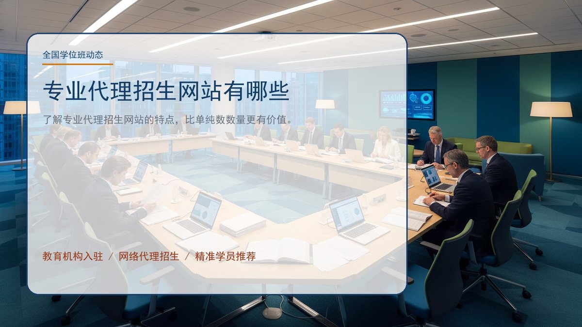 专业代理招生网站有哪些