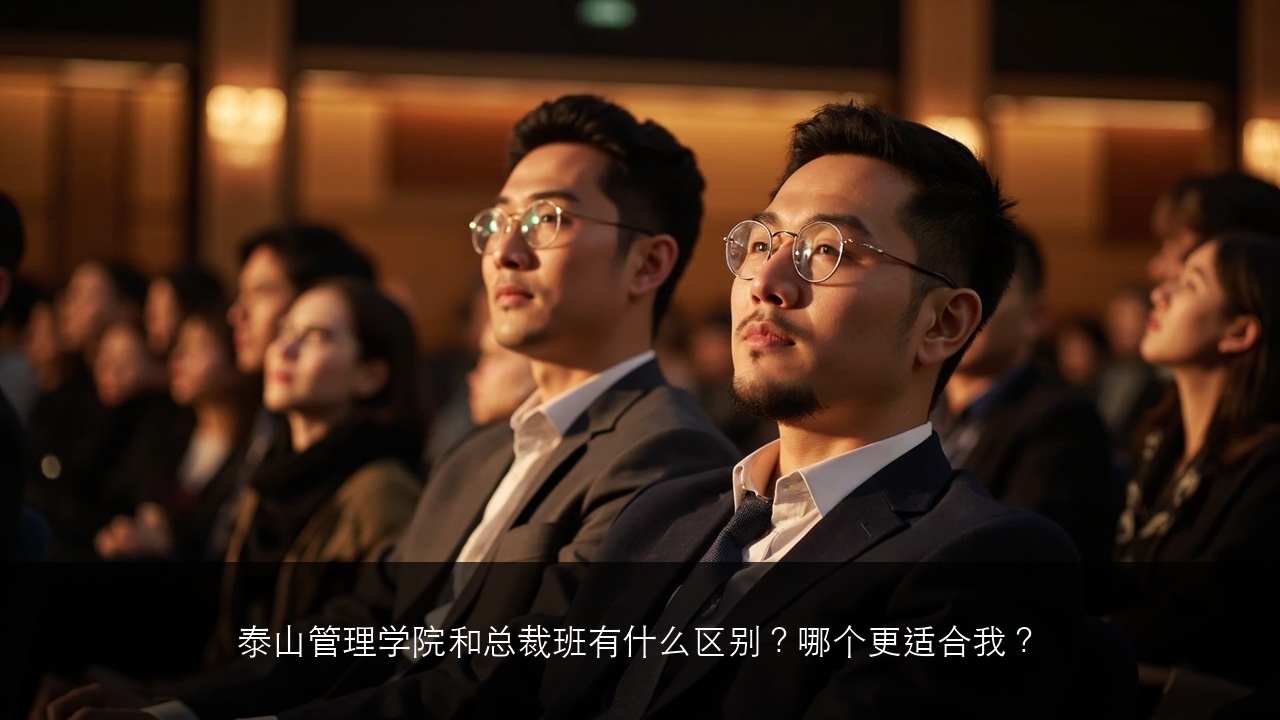 泰山管理学院和总裁班有什么区别?哪个更适合我?
