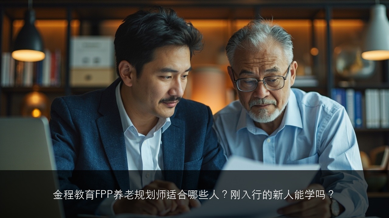 金程教育FPP养老规划师适合哪些人？刚入行的新人能学吗？