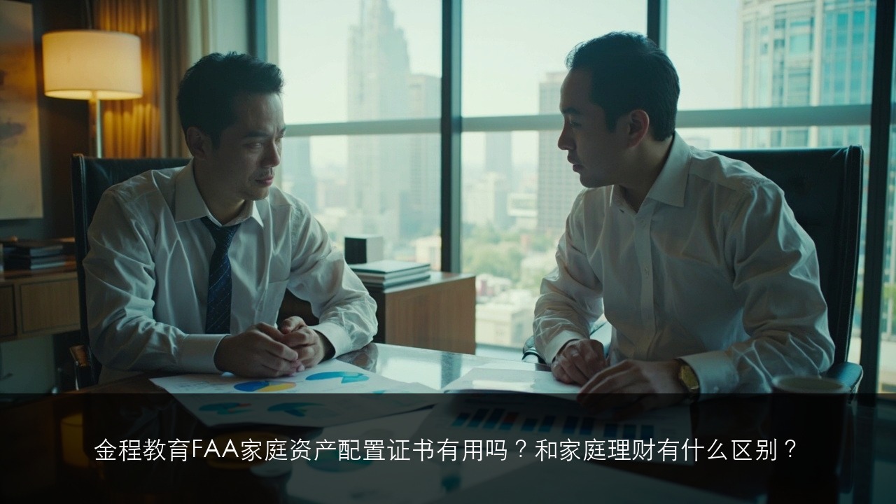金程教育FAA家庭资产配置证书有用吗？和家庭理财有什么区别？