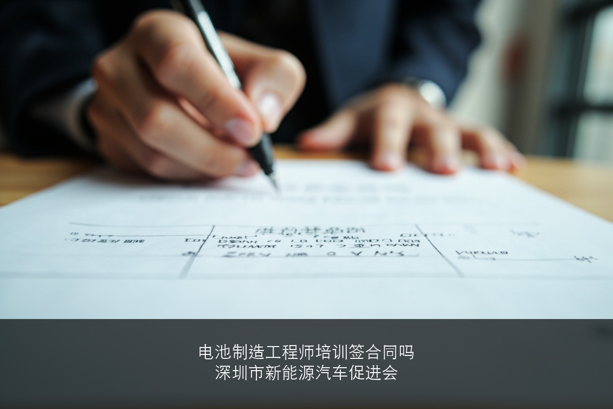 深圳新能源汽车促进会的电池制造工程师培训签合同吗有保障吗