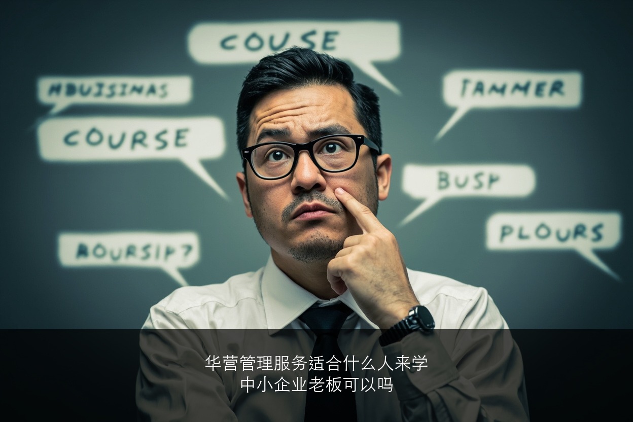 华营管理服务适合什么人来学？中小企业老板可以吗