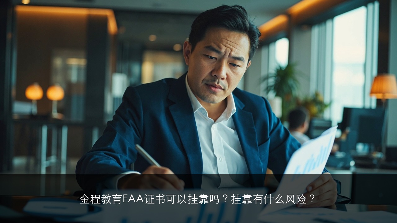 金程教育FAA证书可以挂靠吗？挂靠有什么风险？