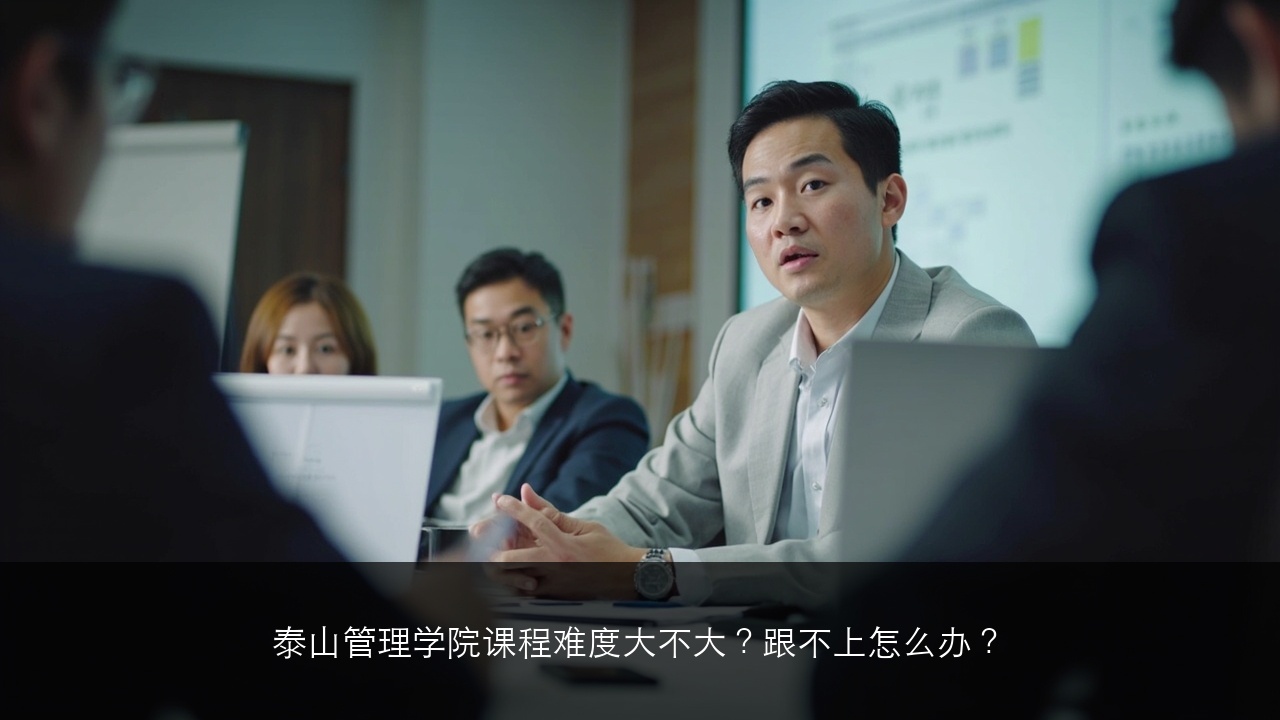 泰山管理学院课程难度大不大?跟不上怎么办?