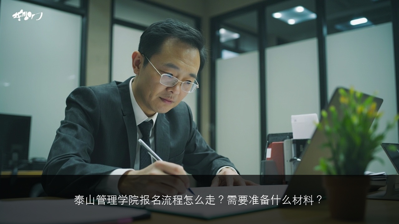 泰山管理学院报名流程怎么走?需要准备什么材料?
