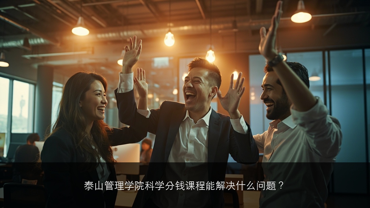 泰山管理学院科学分钱课程能解决什么问题?