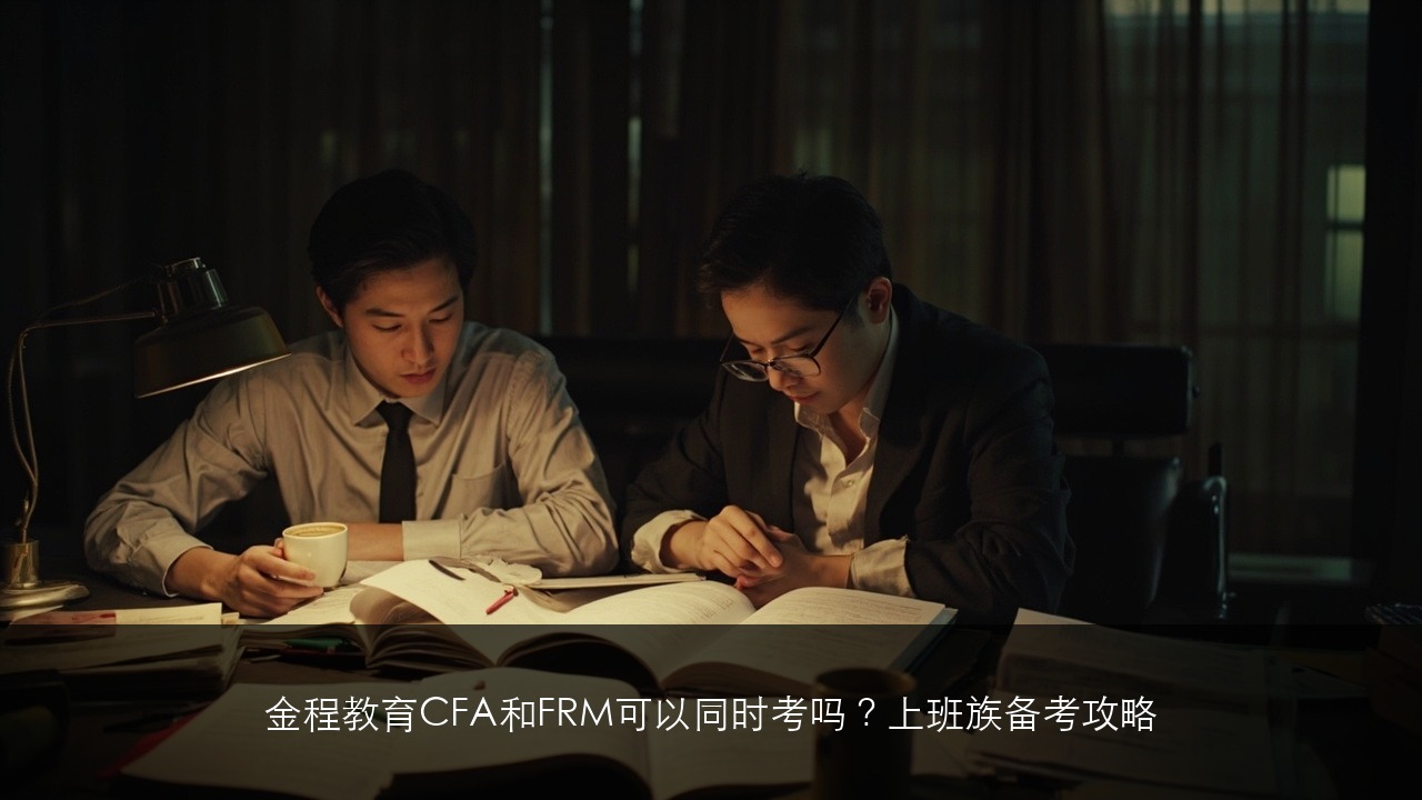 金程教育CFA和FRM可以同时考吗？上班族备考攻略