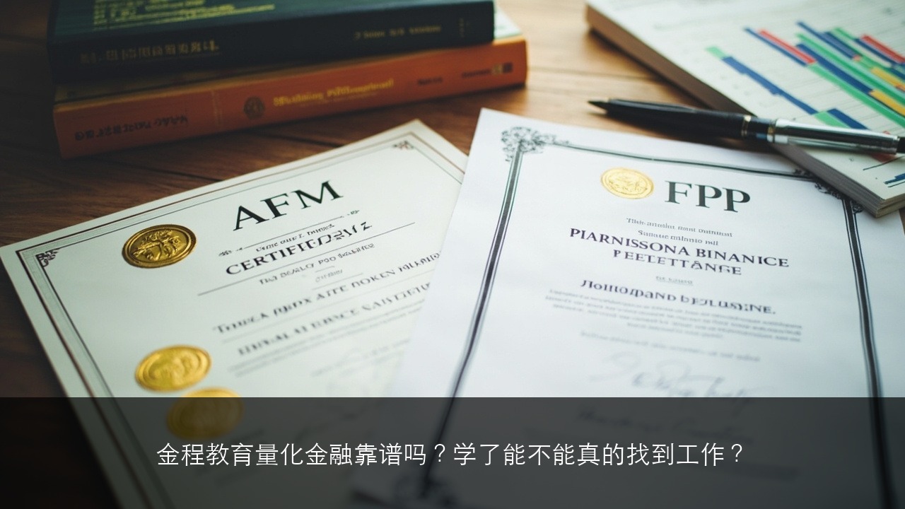 金程教育量化金融靠谱吗？学了能不能真的找到工作？