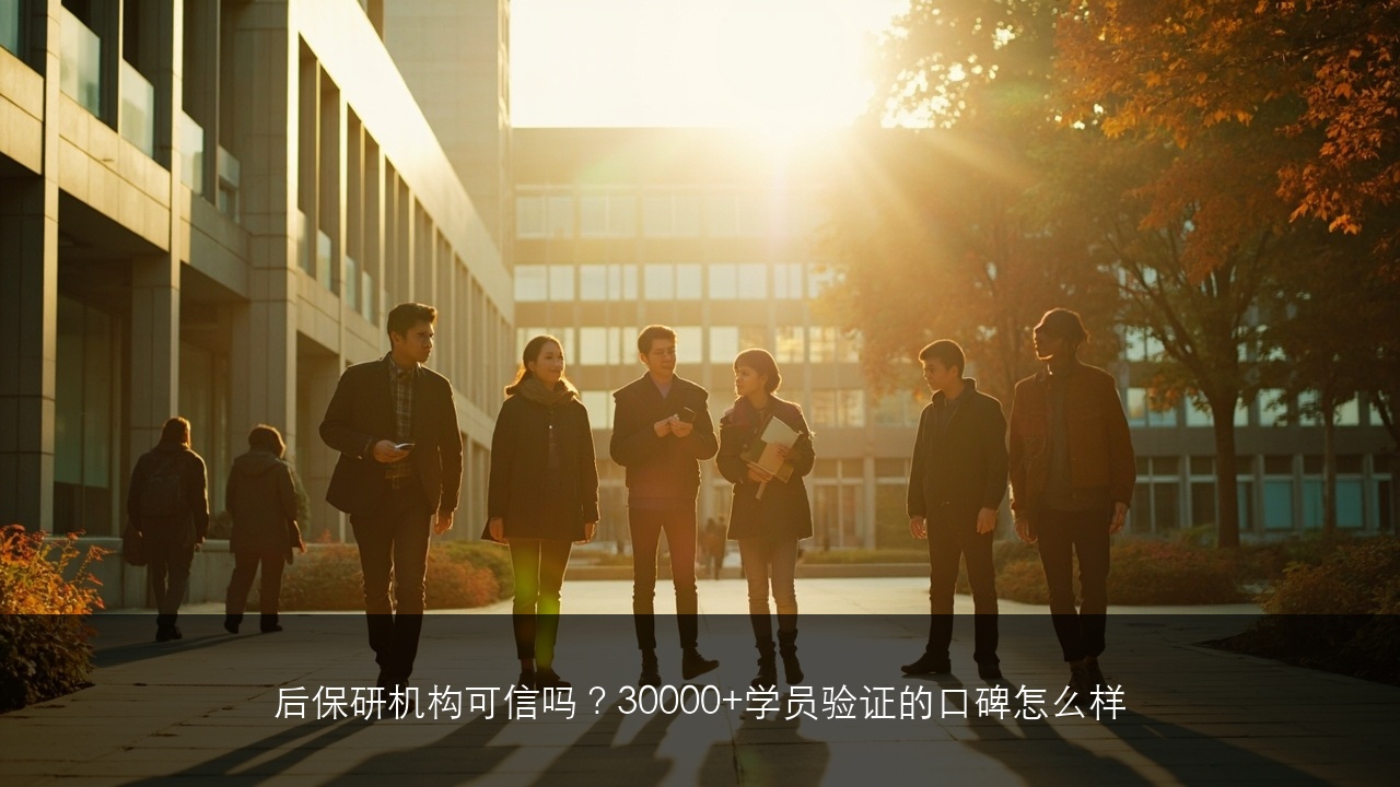 后保研机构可信吗?30000+学员验证的口碑怎么样