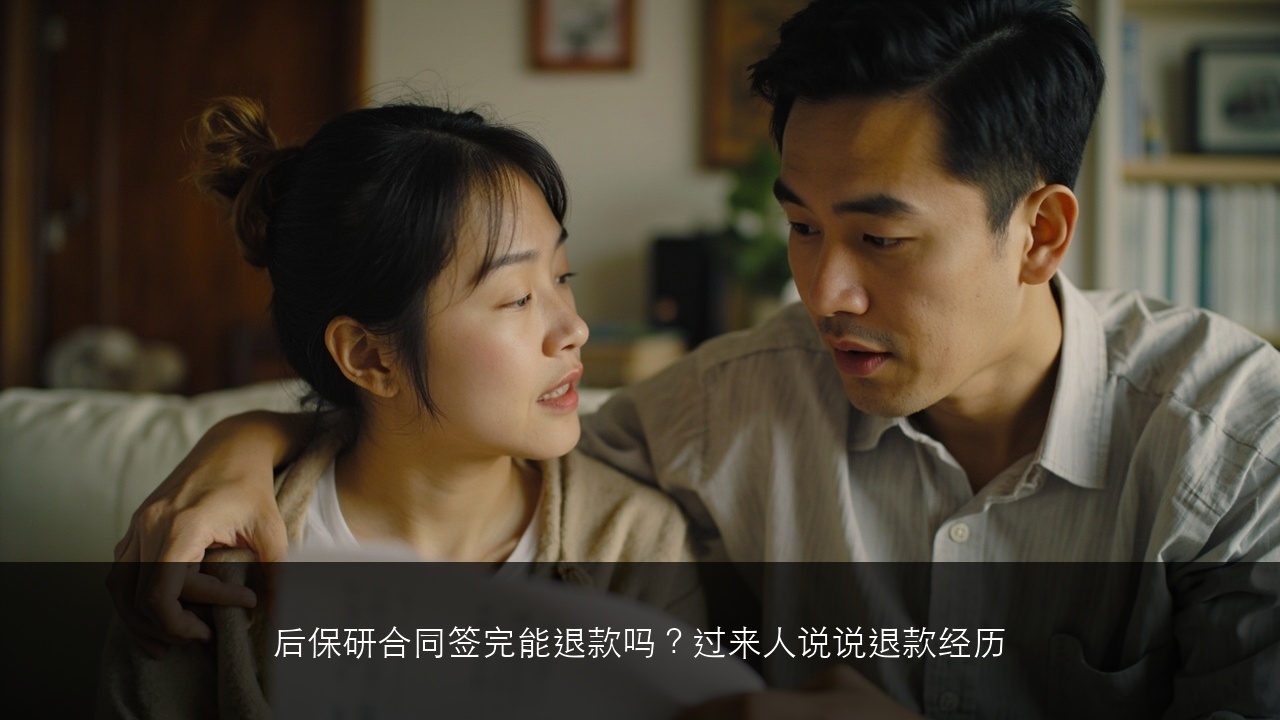后保研合同签完能退款吗?过来人说说退款经历