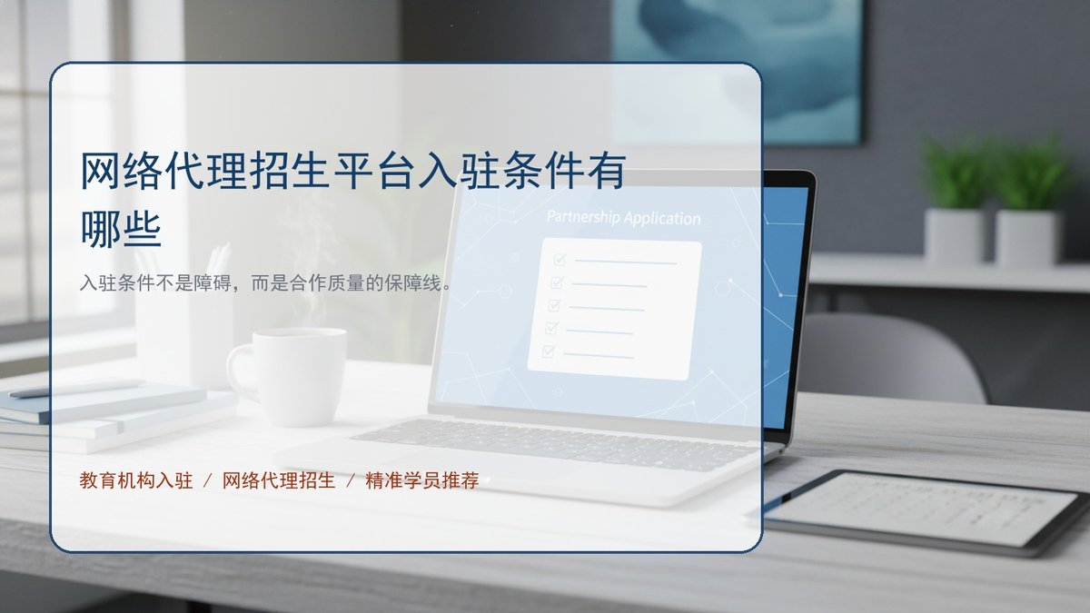 网络代理招生平台入驻条件有哪些