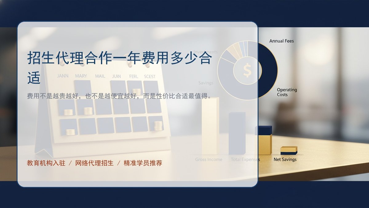 招生代理合作一年费用多少合适