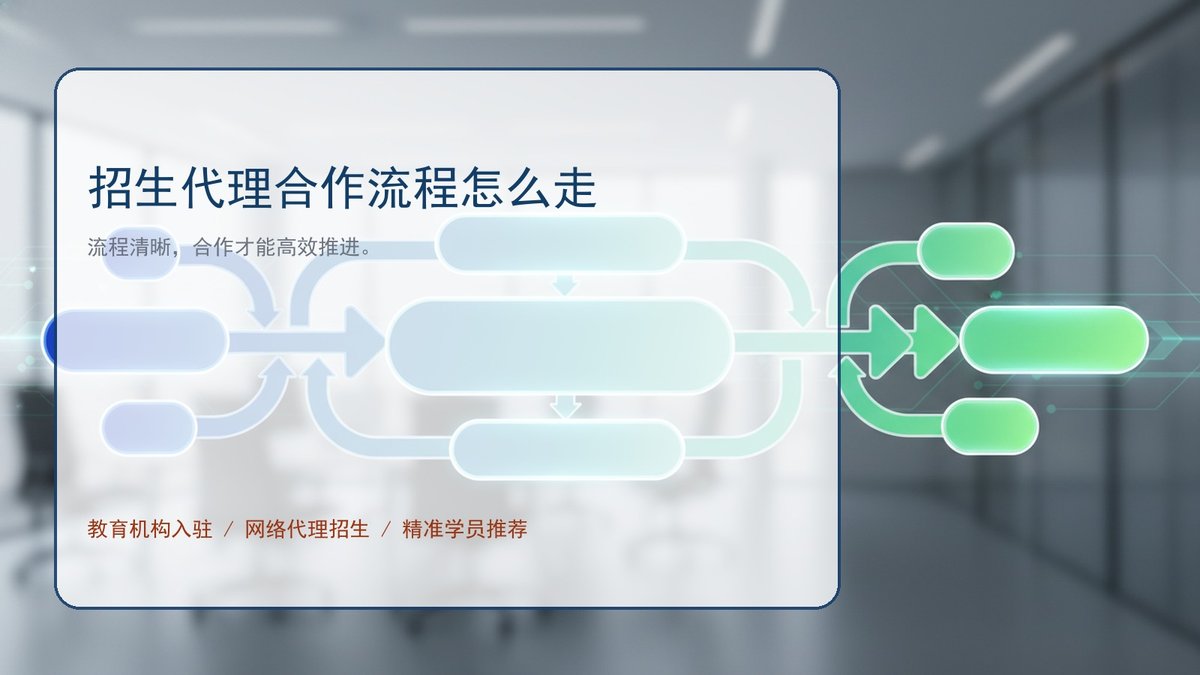招生代理合作流程怎么走