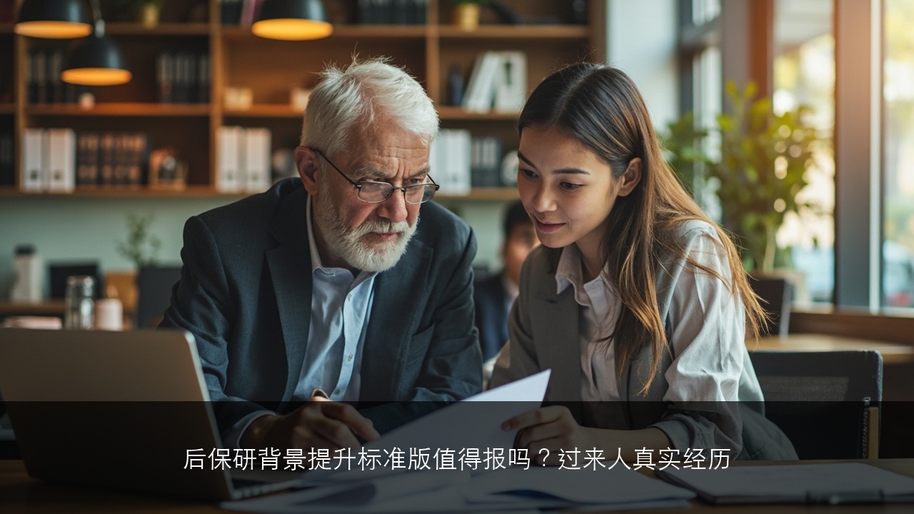 后保研背景提升标准版值得报吗?过来人真实经历