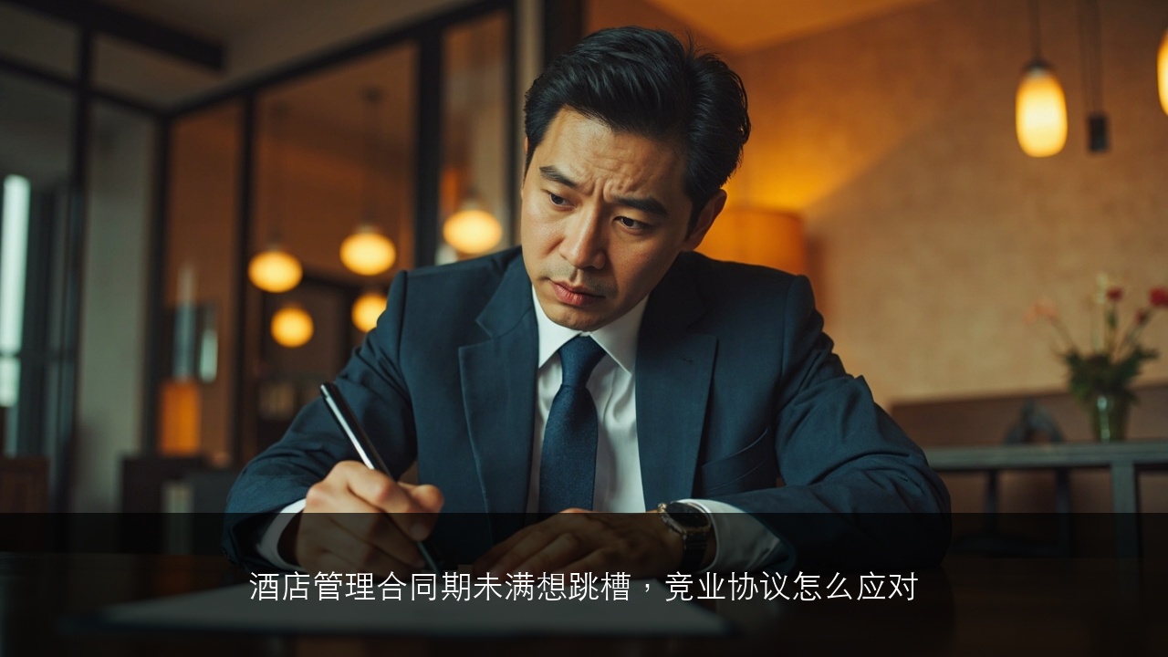 酒店管理合同期未满想跳槽,竞业协议怎么应对