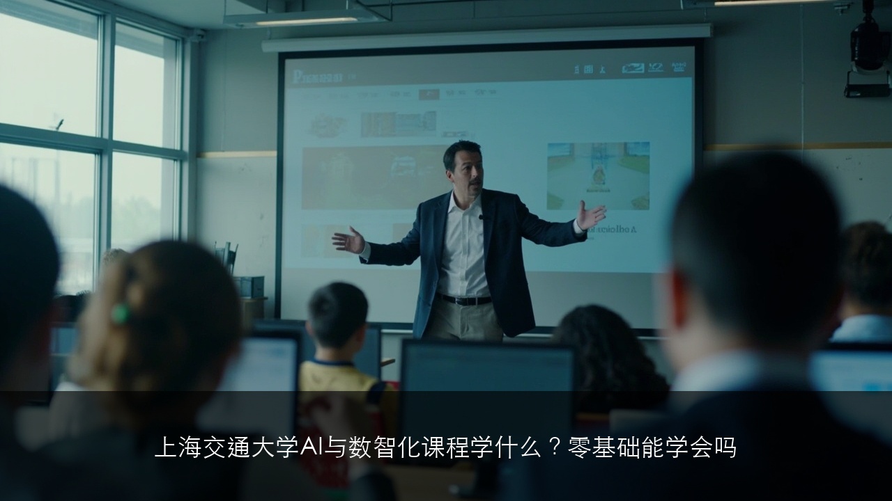 上海交通大学AI与数智化课程学什么?零基础能学会吗