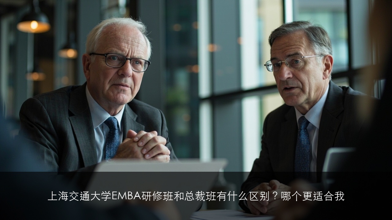 上海交通大学EMBA研修班和总裁班有什么区别?哪个更适合我