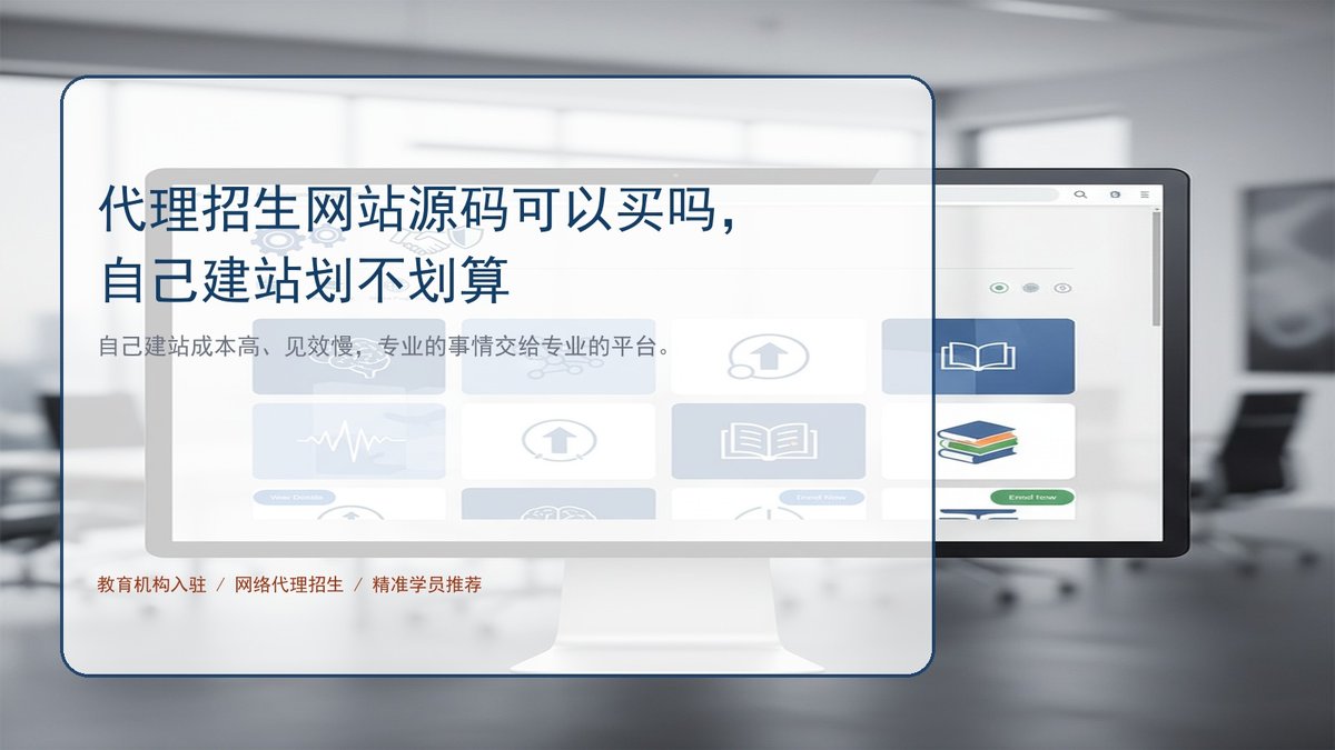 代理招生网站源码可以买吗,自己建站划不划算