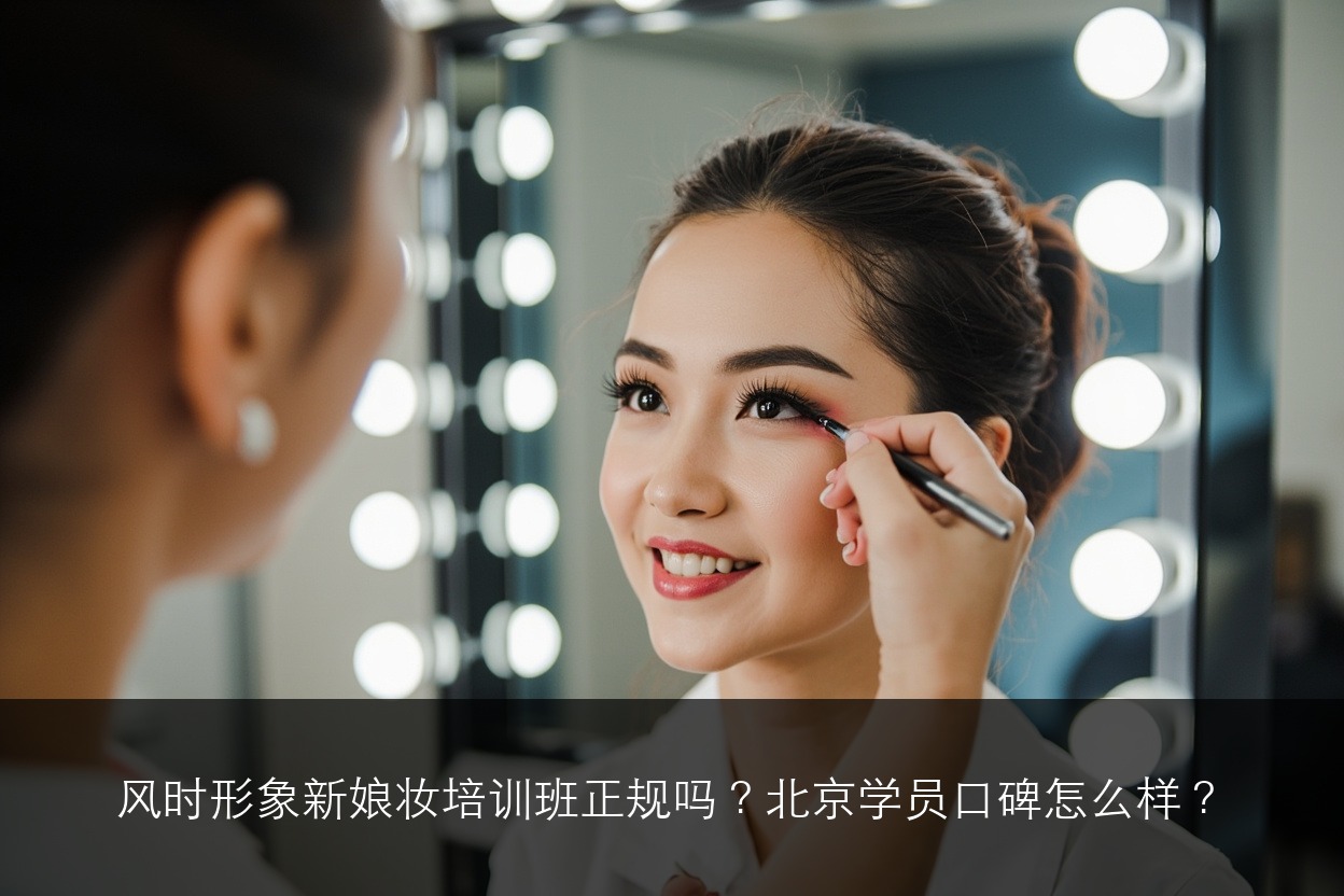 风时形象新娘妆培训班正规吗?北京学员口碑怎么样?