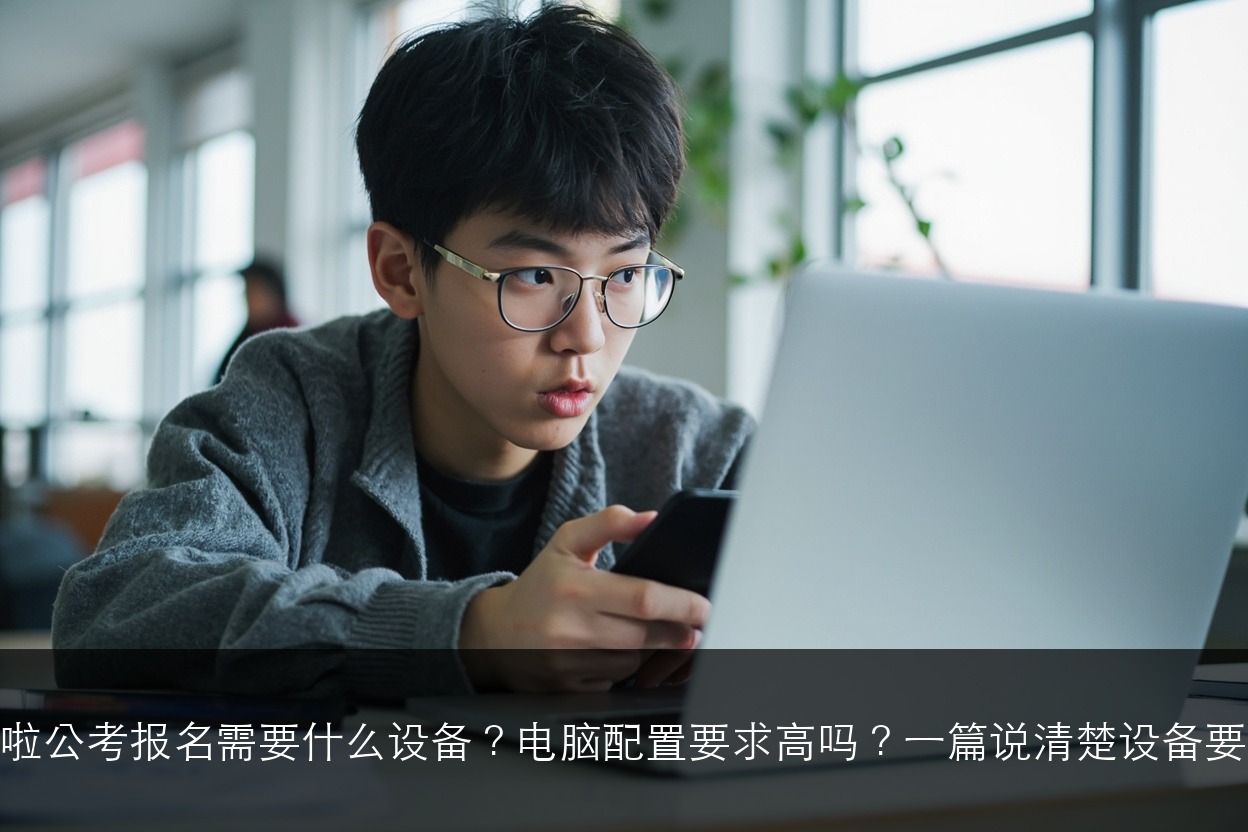 橙啦公考报名需要什么设备?电脑配置要求高吗?一篇说清楚设备要求