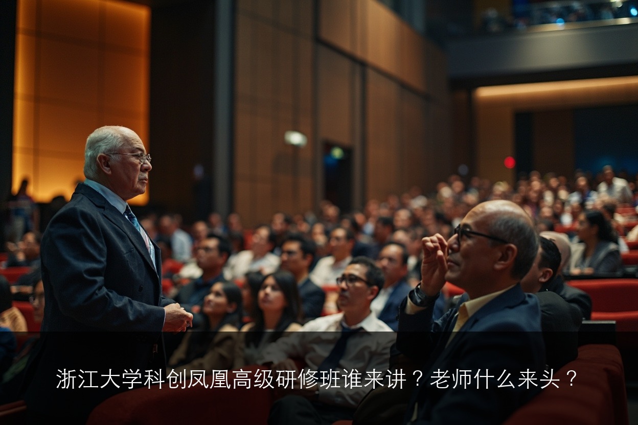 浙江大学科创凤凰高级研修班谁来讲？老师什么来头？