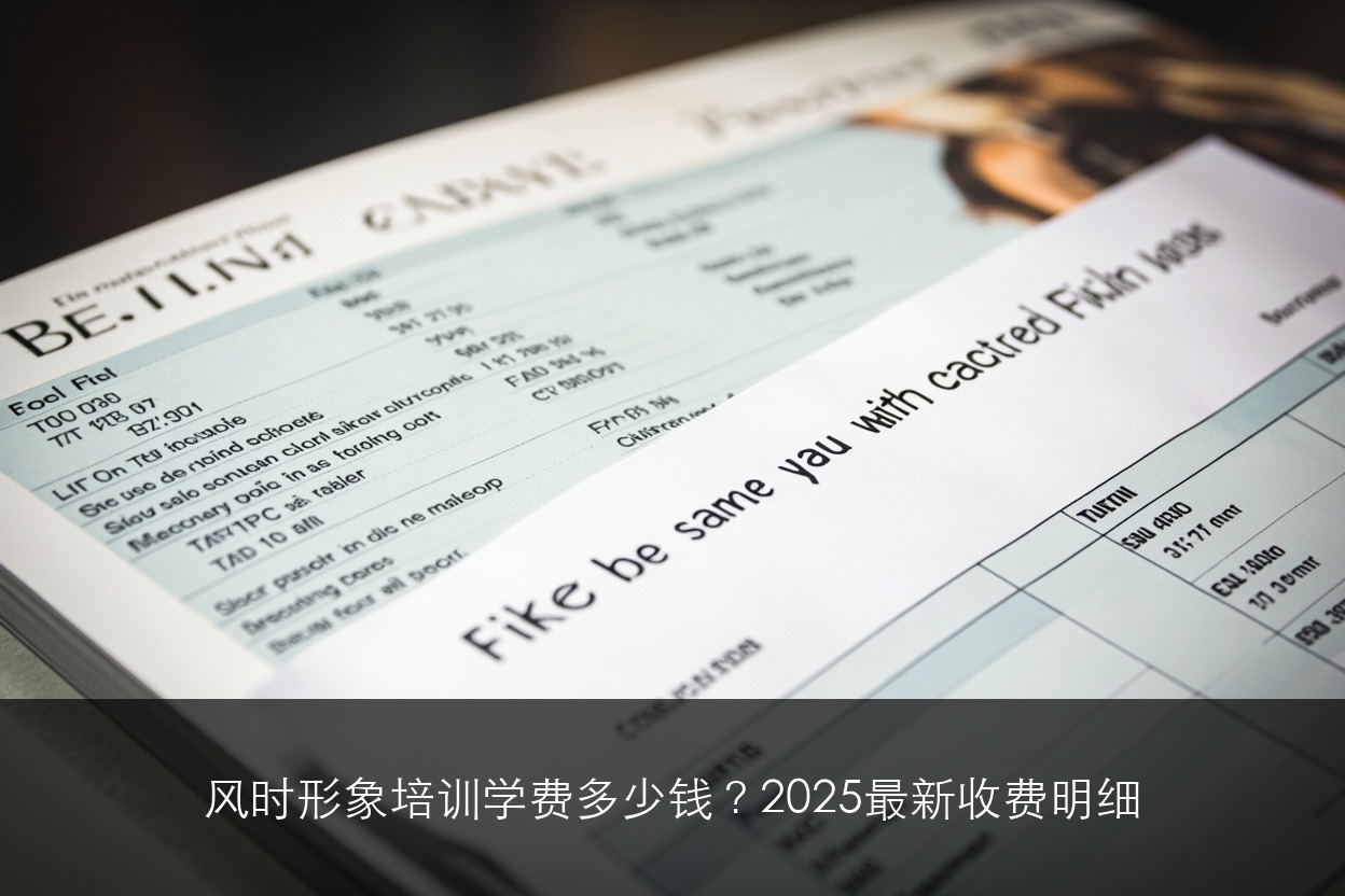 风时形象培训学费多少钱?2025最新收费明细