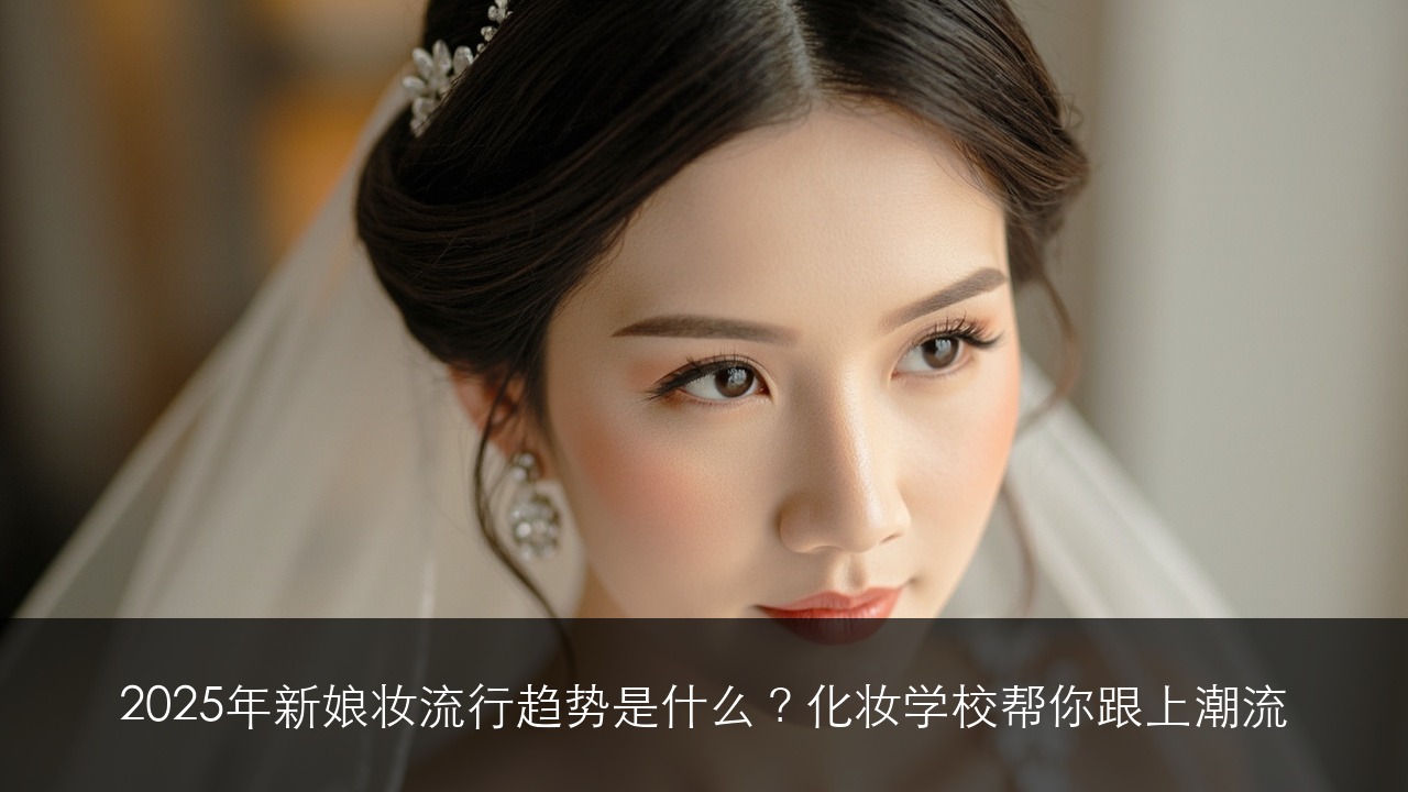 2025年新娘妆流行趋势是什么?化妆学校帮你跟上潮流