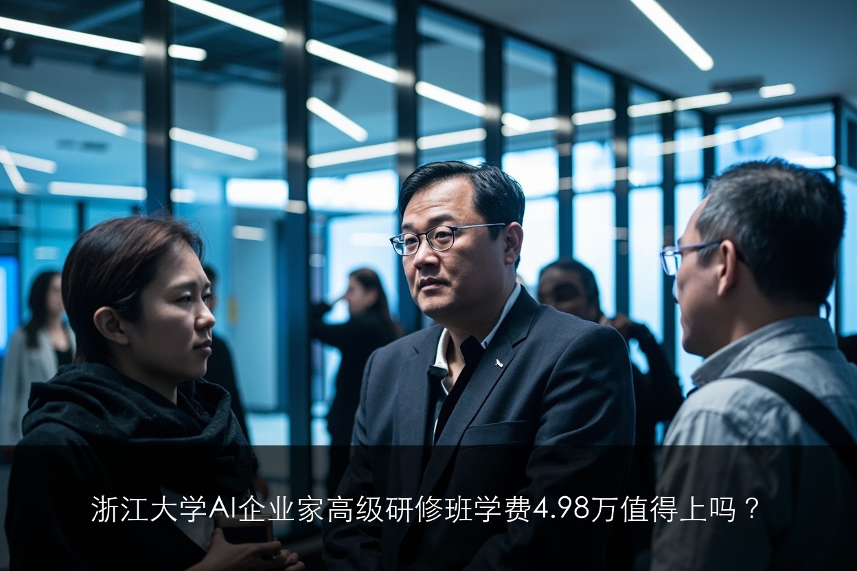 浙江大学AI企业家高级研修班学费4.98万值得上吗？