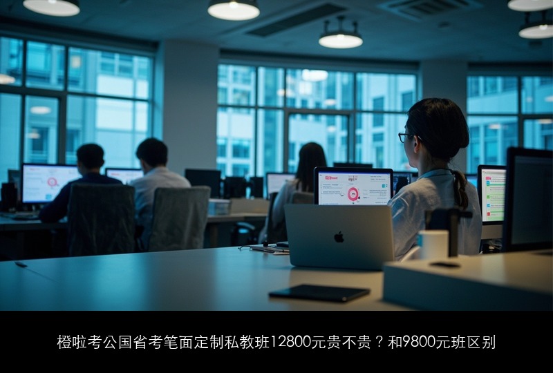 橙啦考公国省考笔面定制私教班12800元贵不贵？和9800元班区别
