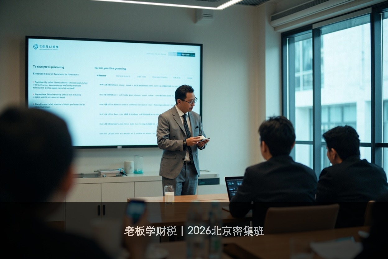 2026年老板学财税北京面授|3天密集班5月27日开课