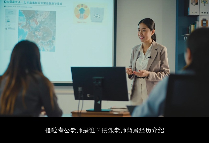 橙啦考公老师是谁?授课老师背景经历介绍