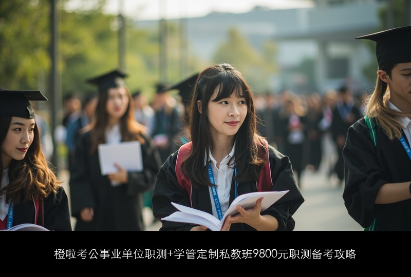 橙啦考公事业单位职测+学管定制私教班9800元职测备考攻略