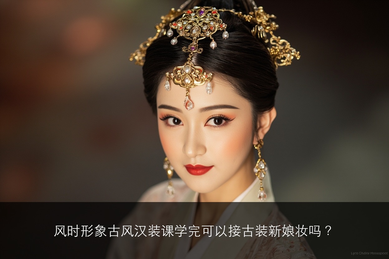 风时形象古风汉装课学完可以接古装新娘妆吗?