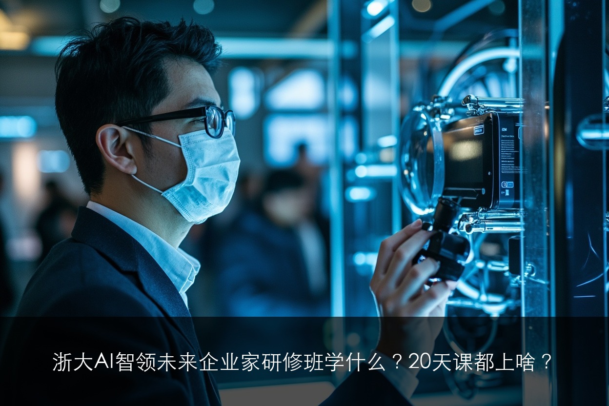 浙大AI智领未来企业家研修班学什么?20天课都上啥?