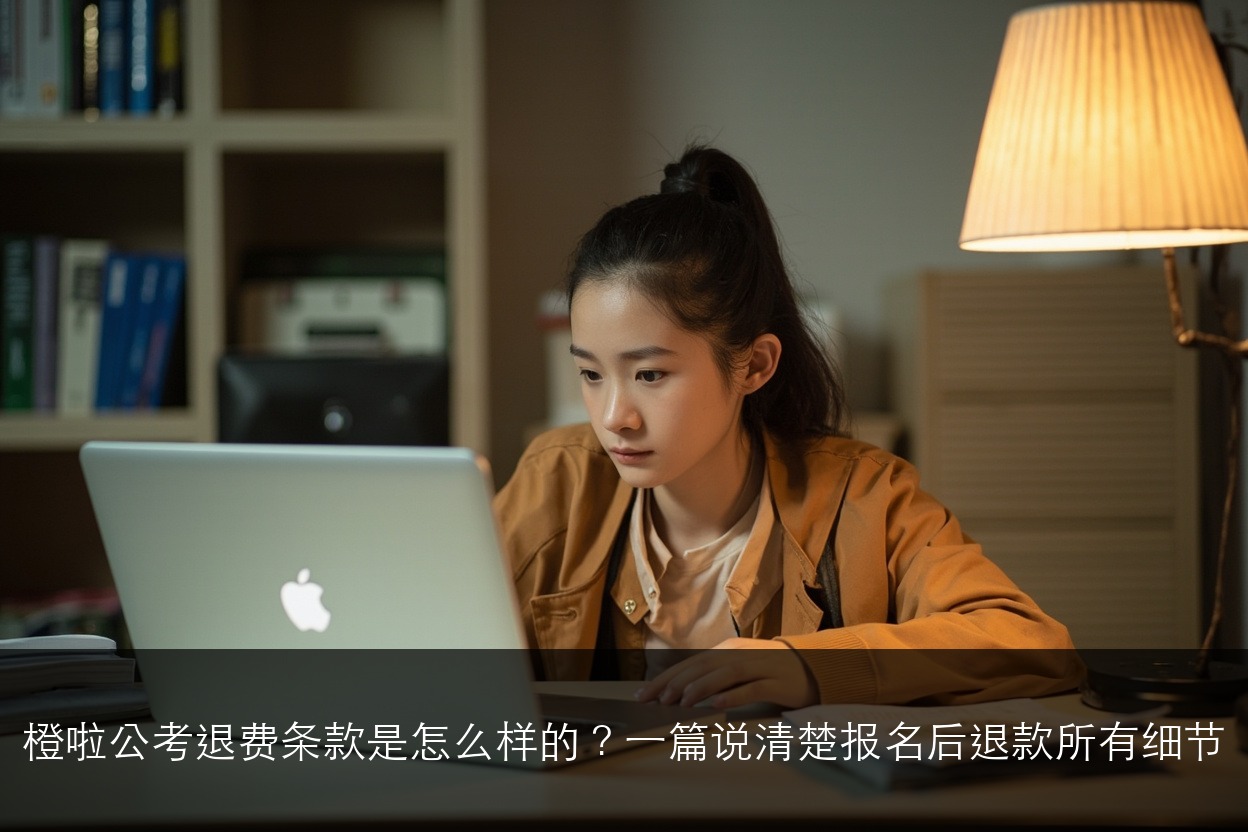 橙啦公考退费条款是怎么样的？一篇说清楚报名后退款所有细节