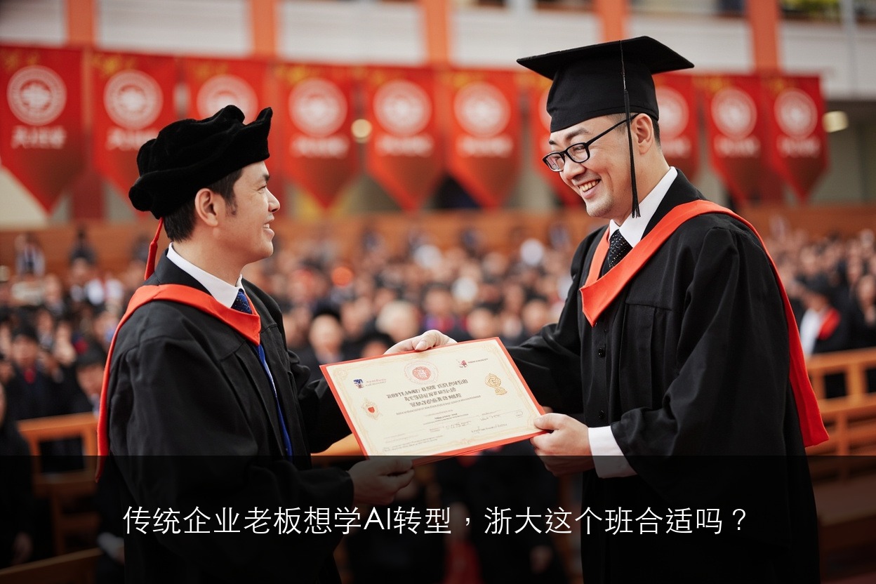 浙大AI智领未来企业家高级研修班毕业证书是什么性质的?