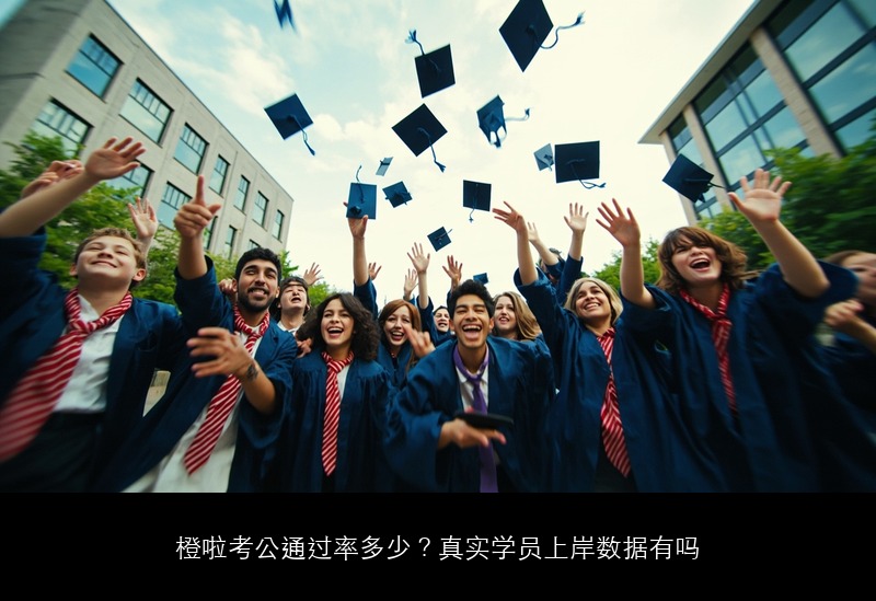橙啦考公通过率多少?真实学员上岸数据有吗