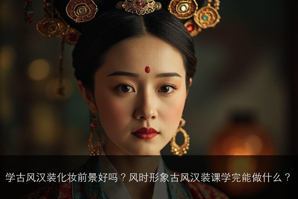 学古风汉装化妆前景好吗?风时形象古风汉装课学完能做什么?