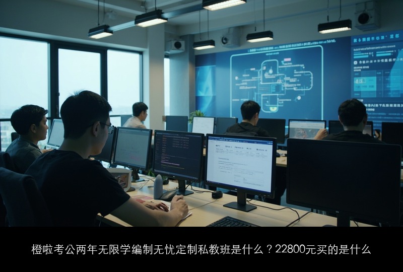 橙啦考公两年无限学编制无忧定制私教班是什么?22800元买的是什么