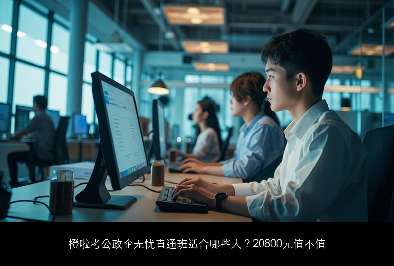 橙啦考公政企无忧直通班适合哪些人?20800元值不值