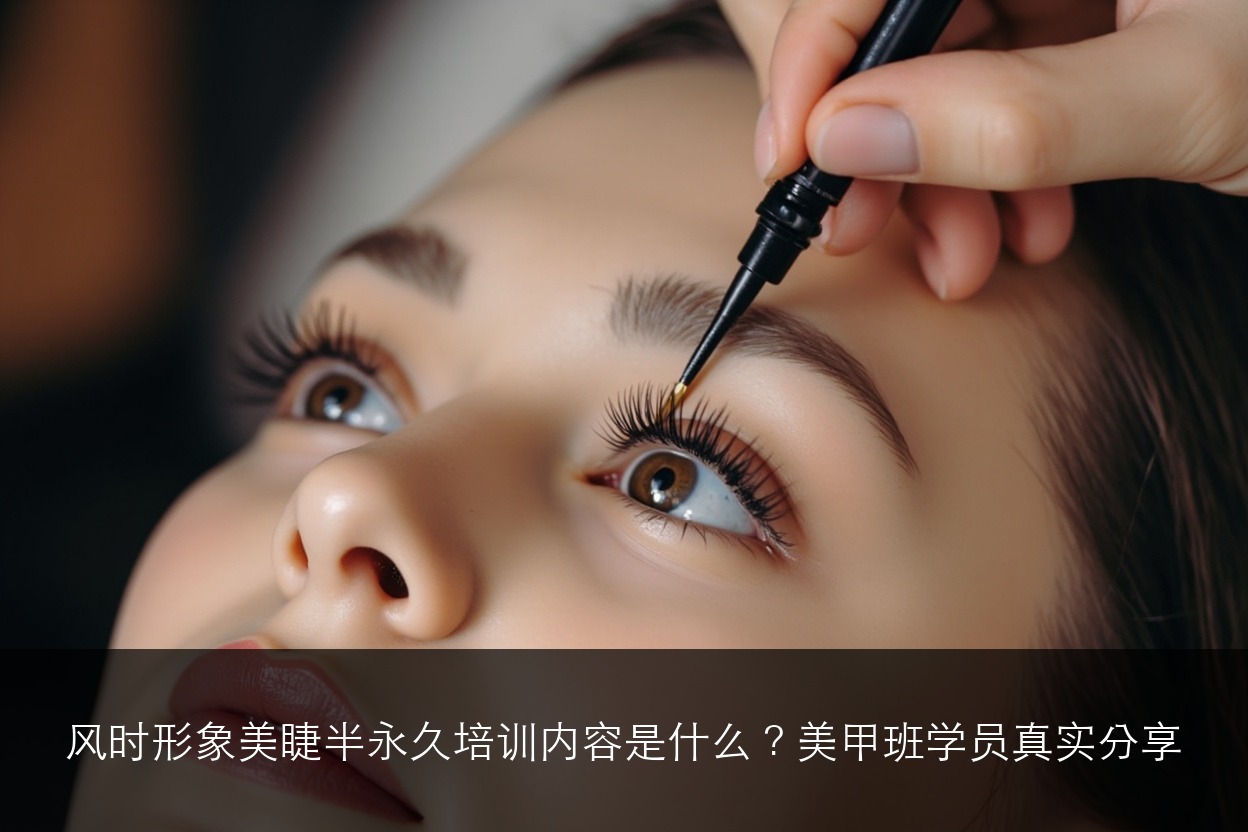 风时形象美睫半永久培训内容是什么？美甲班学员真实分享