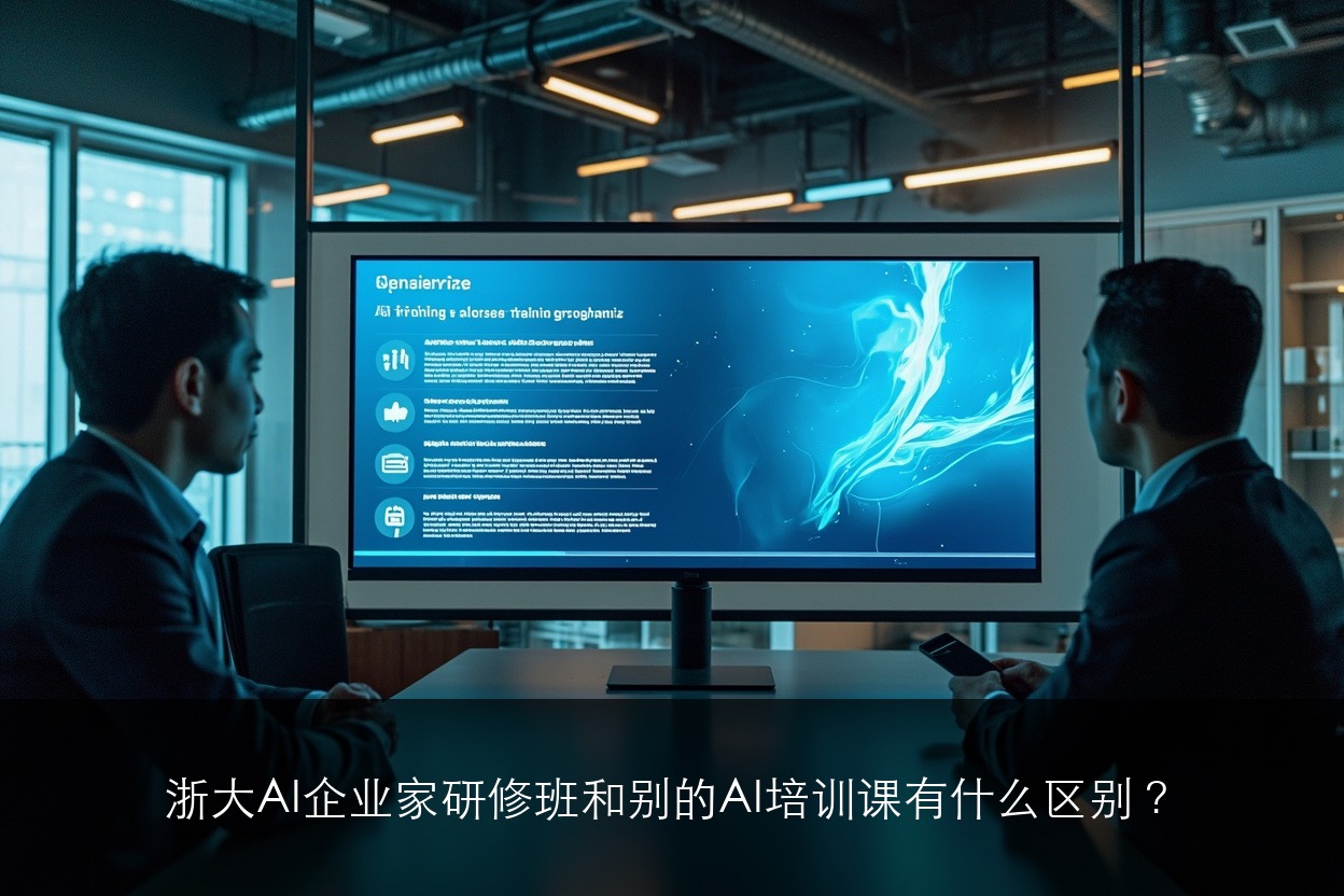 浙大AI企业家研修班和别的AI培训课有什么区别?
