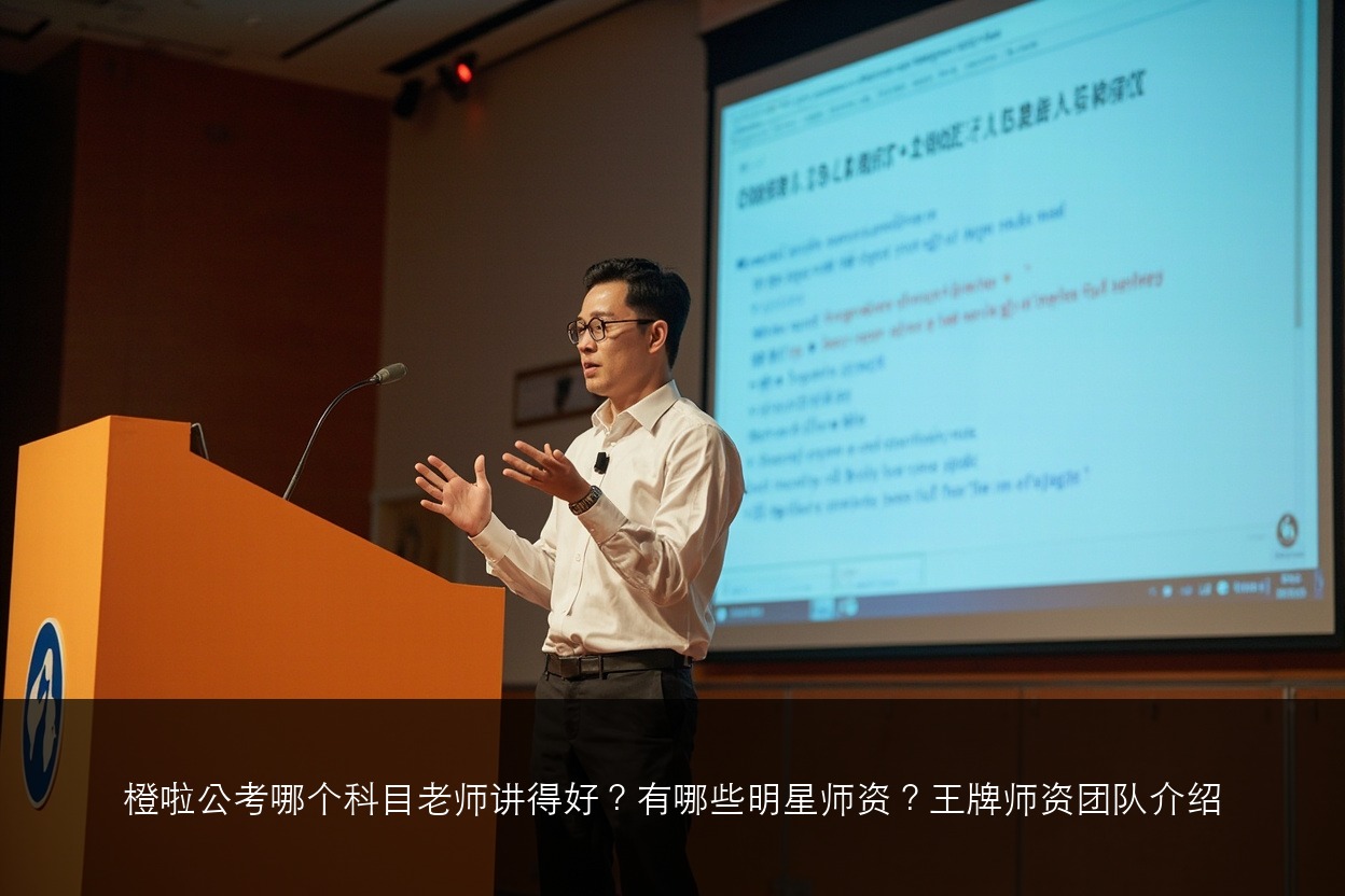 橙啦公考哪个科目老师讲得好？有哪些明星师资？王牌师资团队介绍