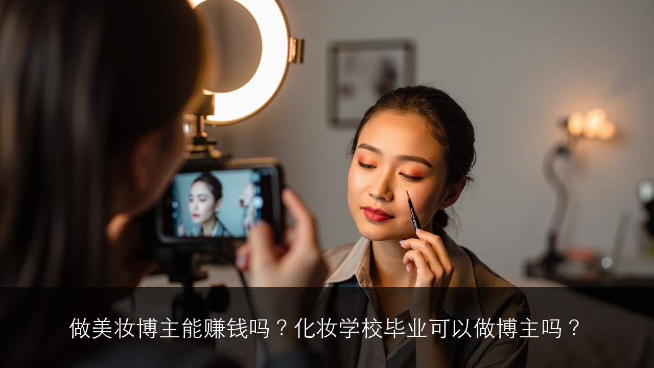 做美妆博主能赚钱吗？化妆学校毕业可以做博主吗？